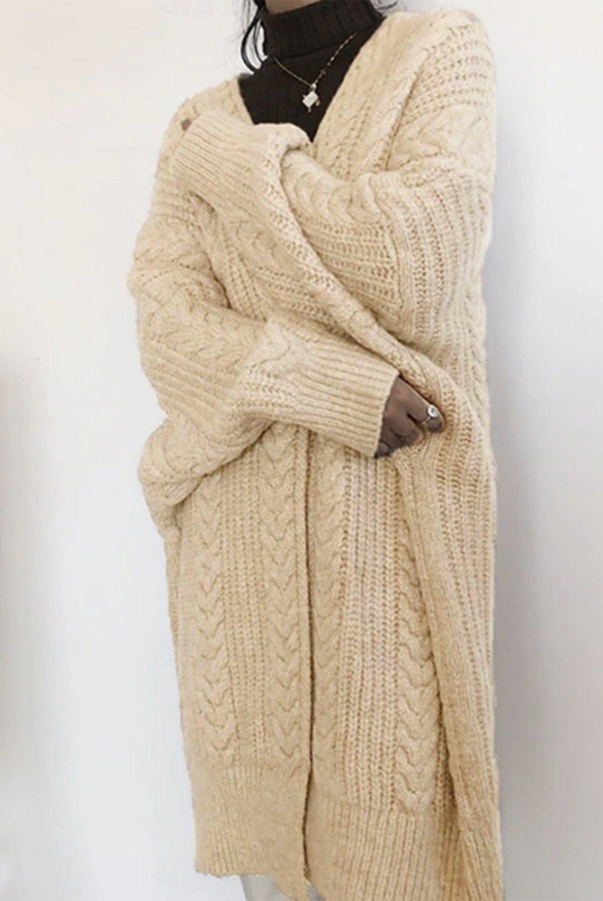 Comfort Krush Oversized Luxe Cardigan-Cardigans-Krush Kandy, Women's Online Fashion Boutique Located in Phoenix, Arizona (Scottsdale Area)