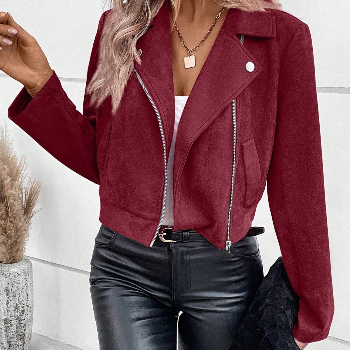 Rodeo Rebel Moto Jacket-Jacket-Krush Kandy, Women's Online Fashion Boutique Located in Phoenix, Arizona (Scottsdale Area)