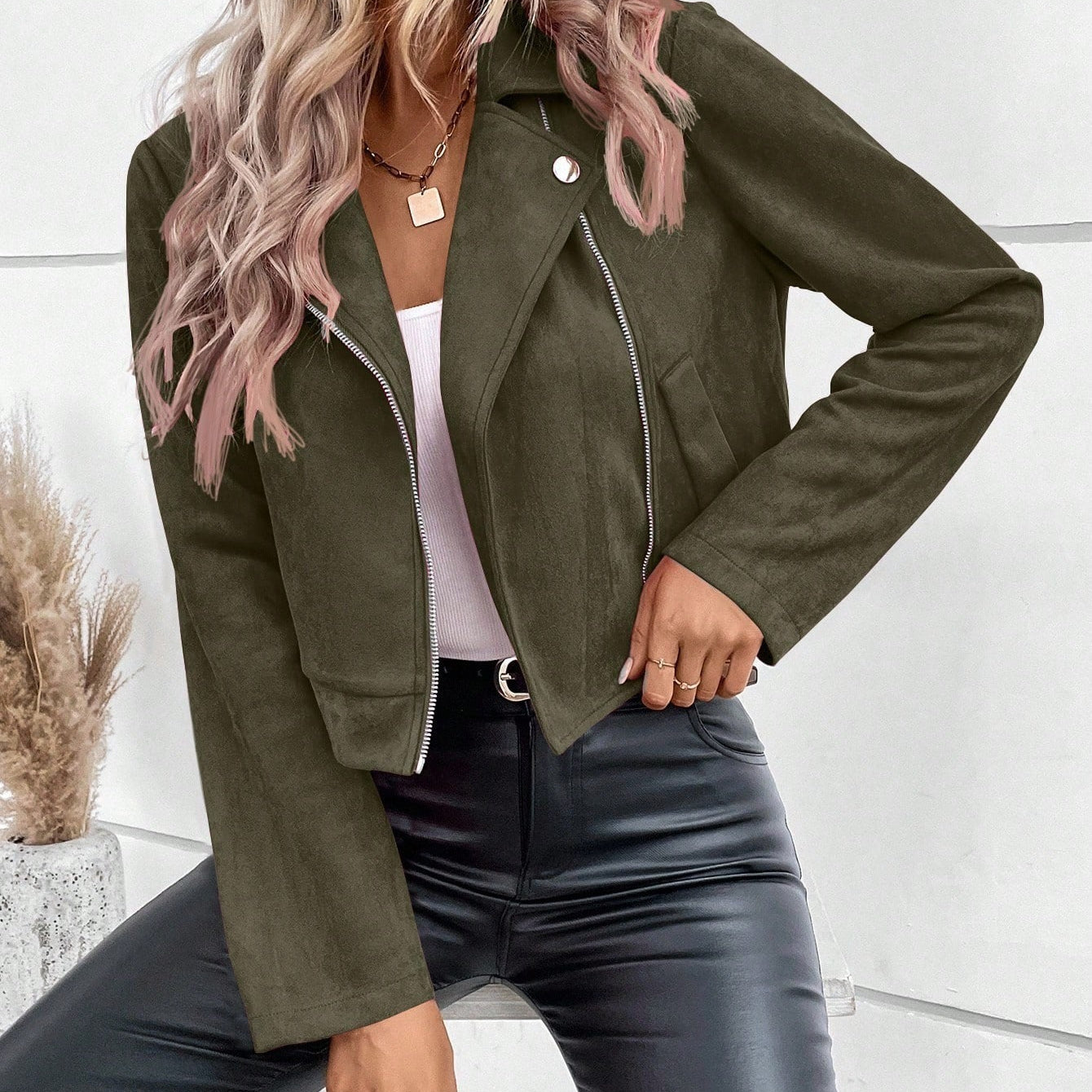 Rodeo Rebel Moto Jacket-Jacket-Krush Kandy, Women's Online Fashion Boutique Located in Phoenix, Arizona (Scottsdale Area)