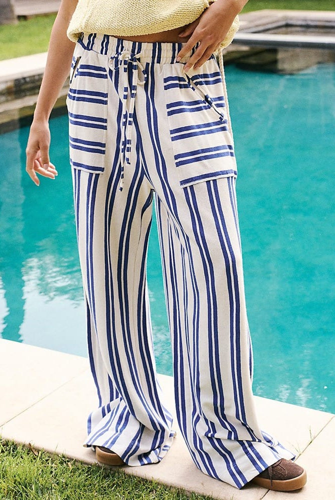 Free Spirit Stripe Wide Leg Pants-Pants-Krush Kandy, Women's Online Fashion Boutique Located in Phoenix, Arizona (Scottsdale Area)