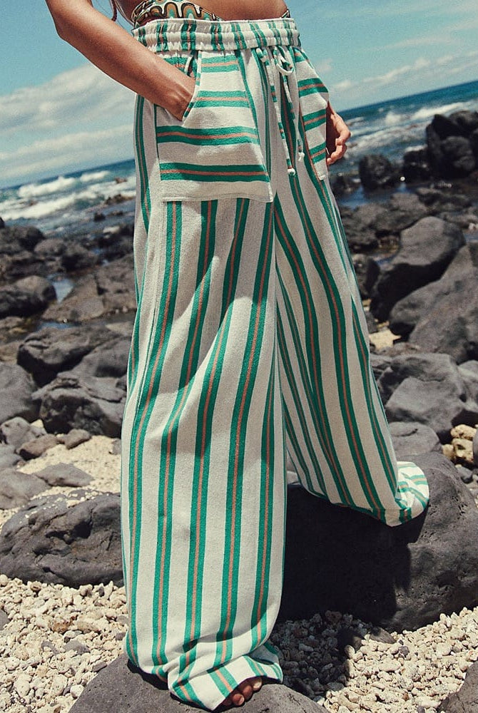 Free Spirit Stripe Wide Leg Pants-Pants-Krush Kandy, Women's Online Fashion Boutique Located in Phoenix, Arizona (Scottsdale Area)