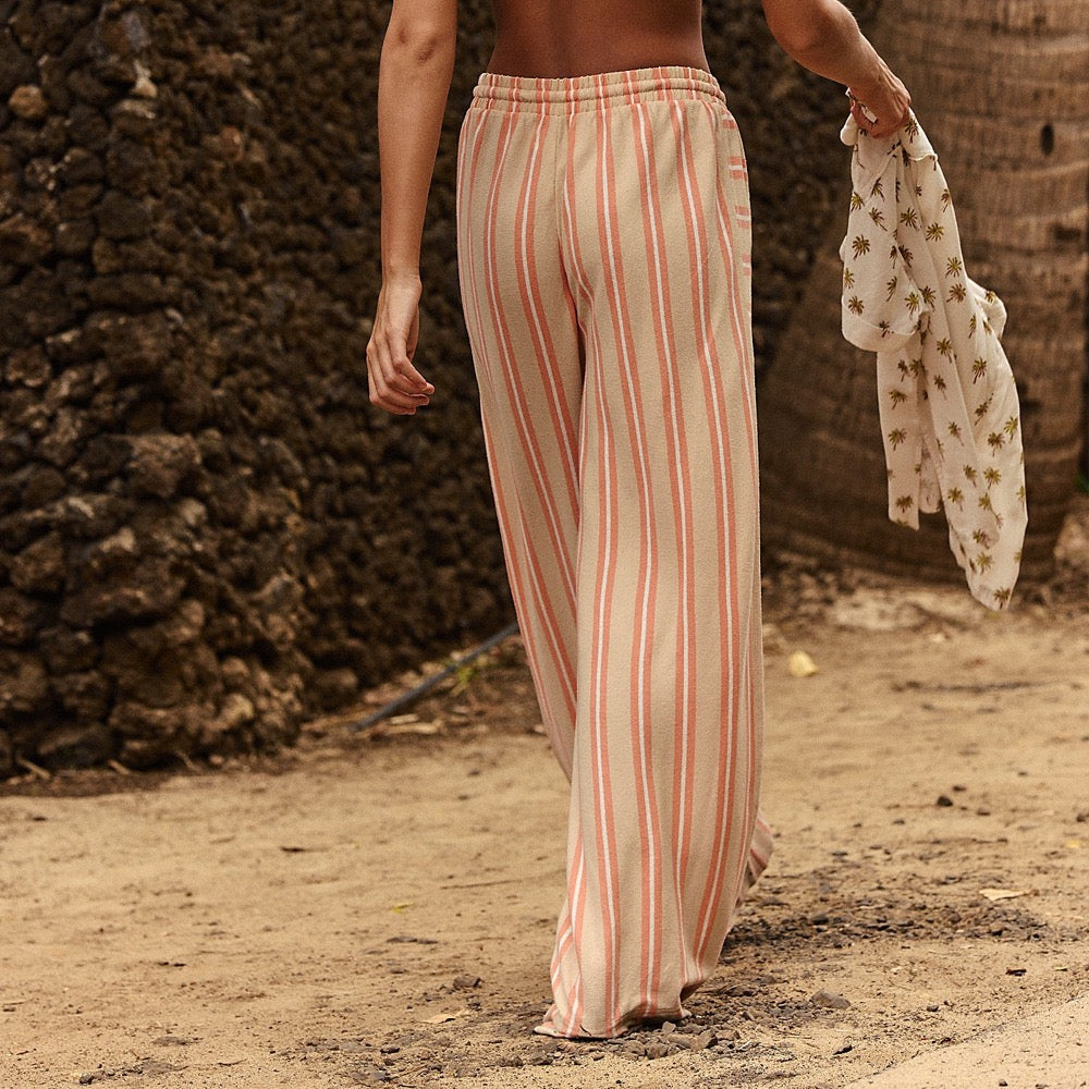Free Spirit Stripe Wide Leg Pants-Pants-Krush Kandy, Women's Online Fashion Boutique Located in Phoenix, Arizona (Scottsdale Area)