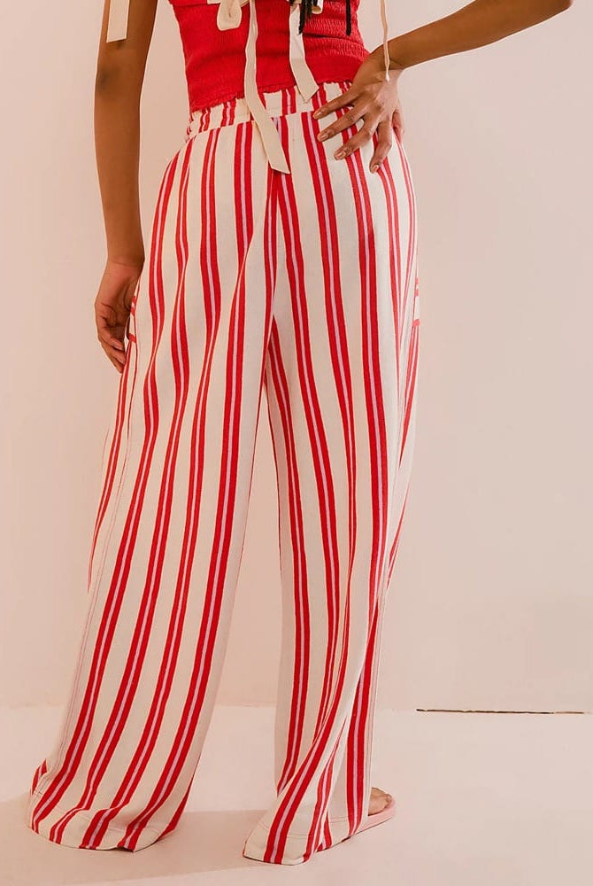 Free Spirit Stripe Wide Leg Pants-Pants-Krush Kandy, Women's Online Fashion Boutique Located in Phoenix, Arizona (Scottsdale Area)