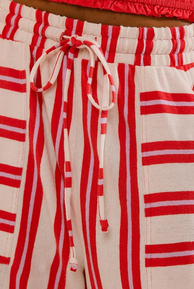 Free Spirit Stripe Wide Leg Pants-Pants-Krush Kandy, Women's Online Fashion Boutique Located in Phoenix, Arizona (Scottsdale Area)