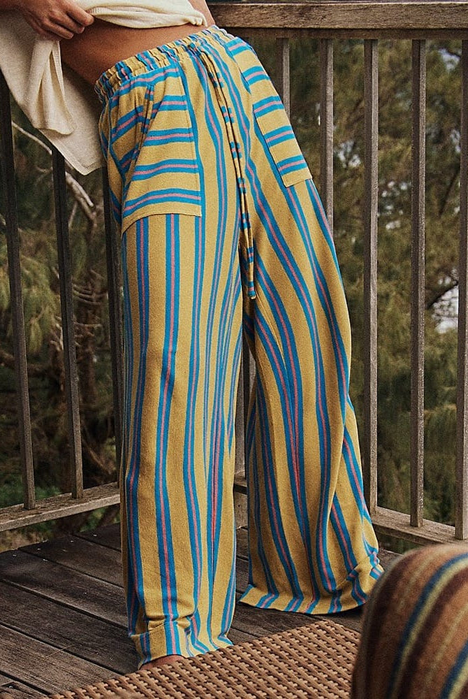 Free Spirit Stripe Wide Leg Pants-Pants-Krush Kandy, Women's Online Fashion Boutique Located in Phoenix, Arizona (Scottsdale Area)