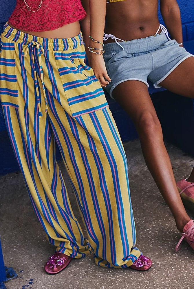 Free Spirit Stripe Wide Leg Pants-Pants-Krush Kandy, Women's Online Fashion Boutique Located in Phoenix, Arizona (Scottsdale Area)