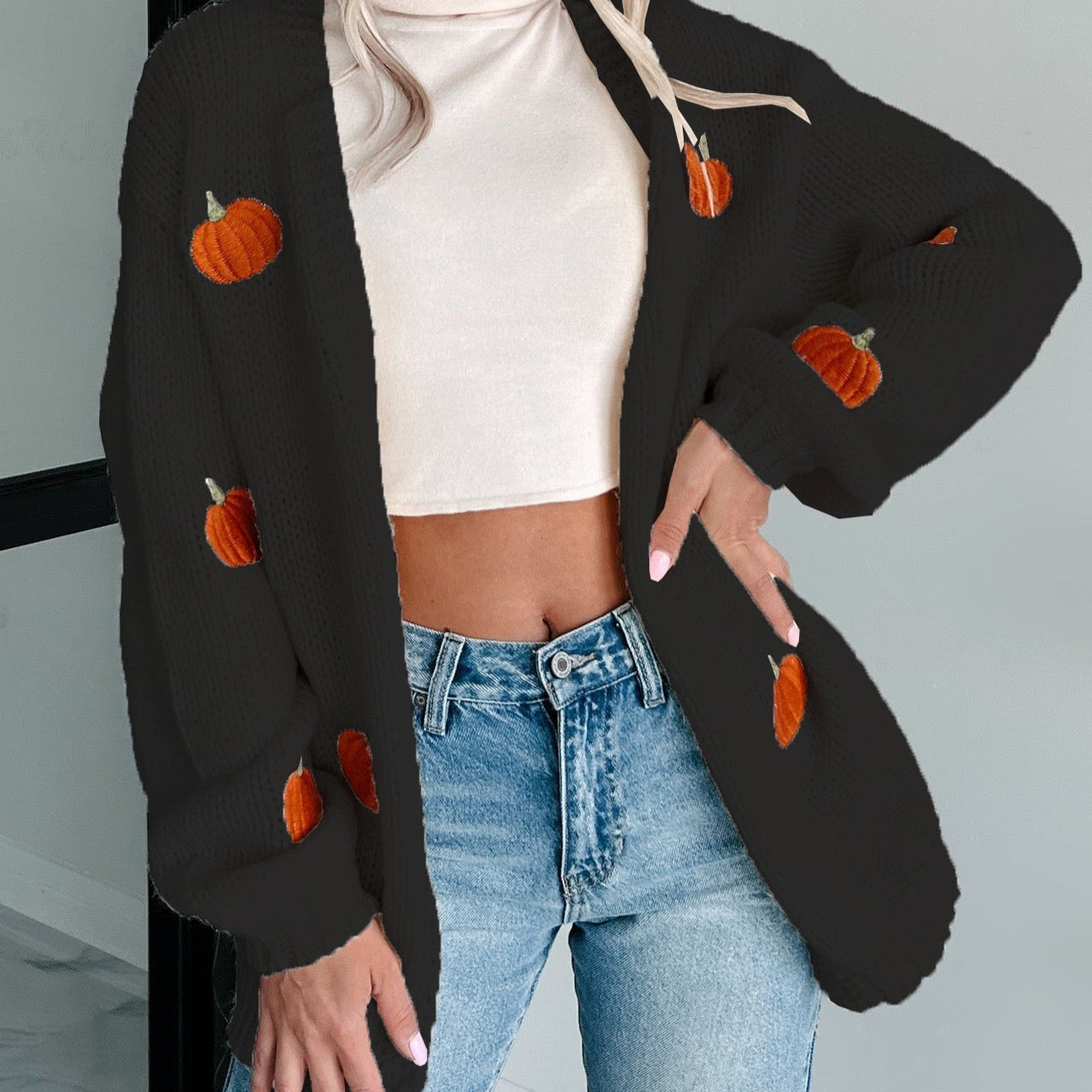 Pumpkin Patch Cozy Cardigan-Cardigan-Krush Kandy, Women's Online Fashion Boutique Located in Phoenix, Arizona (Scottsdale Area)