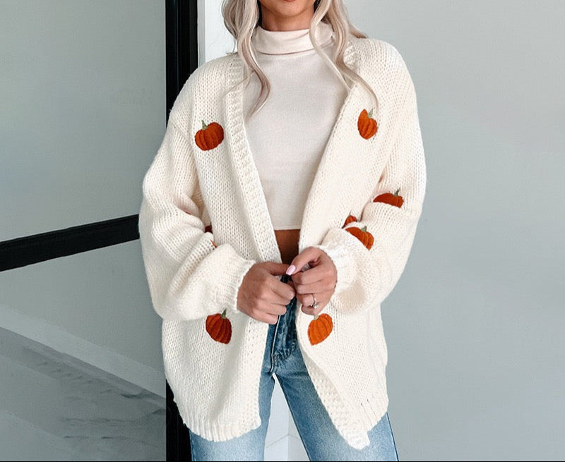 Pumpkin Patch Cozy Cardigan-Cardigan-Krush Kandy, Women's Online Fashion Boutique Located in Phoenix, Arizona (Scottsdale Area)