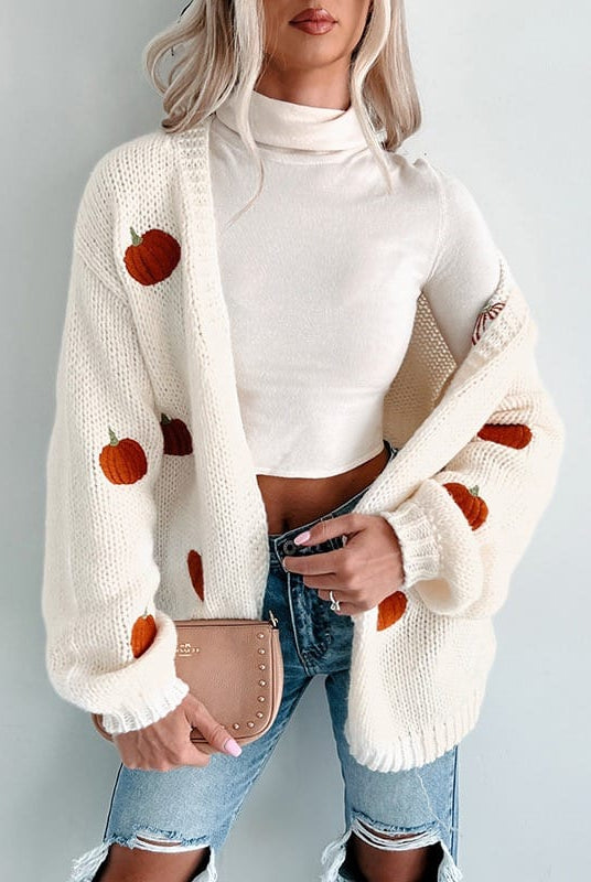 Pumpkin Patch Cozy Cardigan-Cardigan-Krush Kandy, Women's Online Fashion Boutique Located in Phoenix, Arizona (Scottsdale Area)