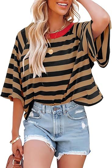 Everyday Stripe Basic Top-Tops-Krush Kandy, Women's Online Fashion Boutique Located in Phoenix, Arizona (Scottsdale Area)
