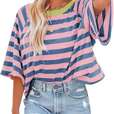 Everyday Stripe Basic Top-Tops-Krush Kandy, Women's Online Fashion Boutique Located in Phoenix, Arizona (Scottsdale Area)
