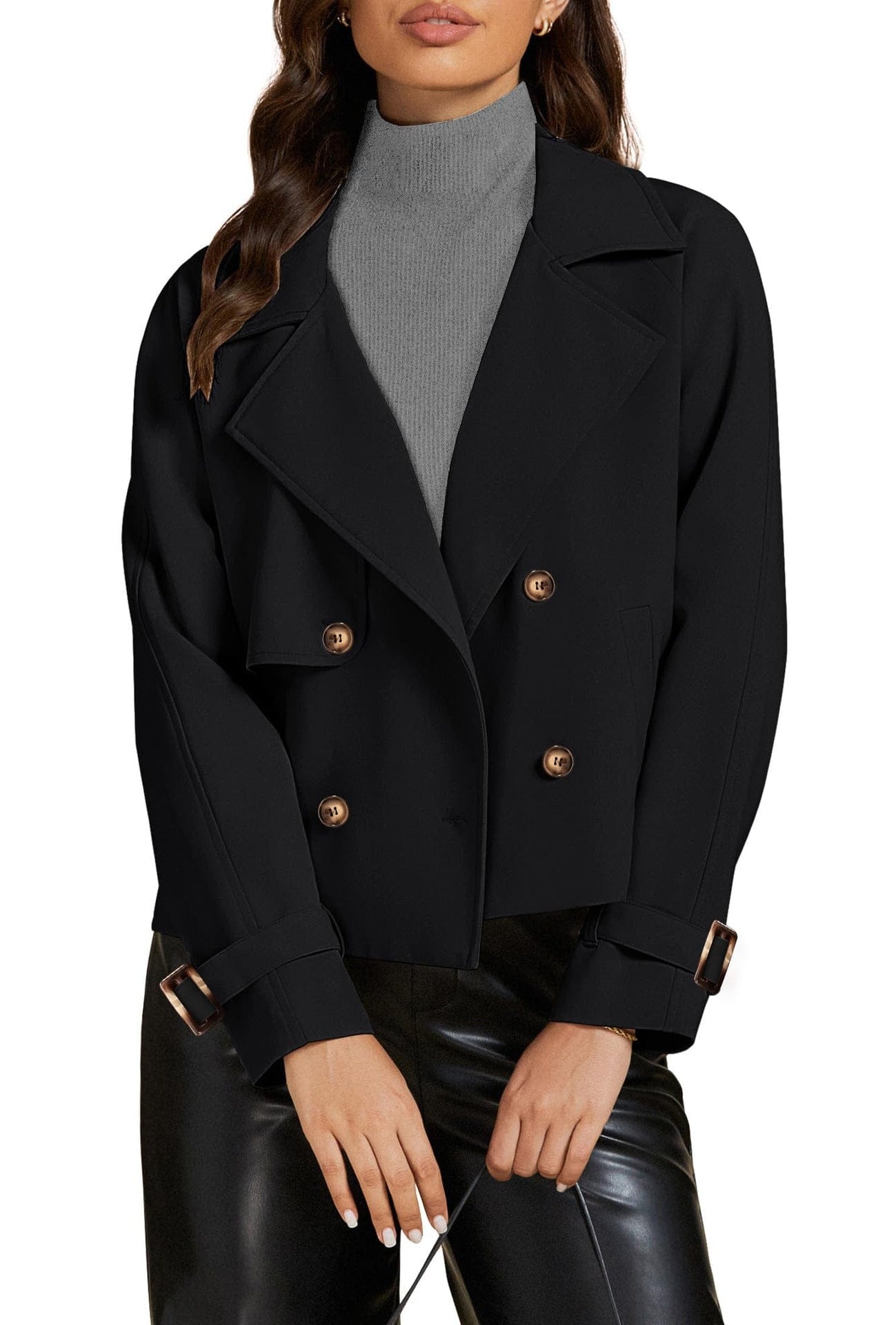 Everyday Chic Button Coa t-Coats-Krush Kandy, Women's Online Fashion Boutique Located in Phoenix, Arizona (Scottsdale Area)