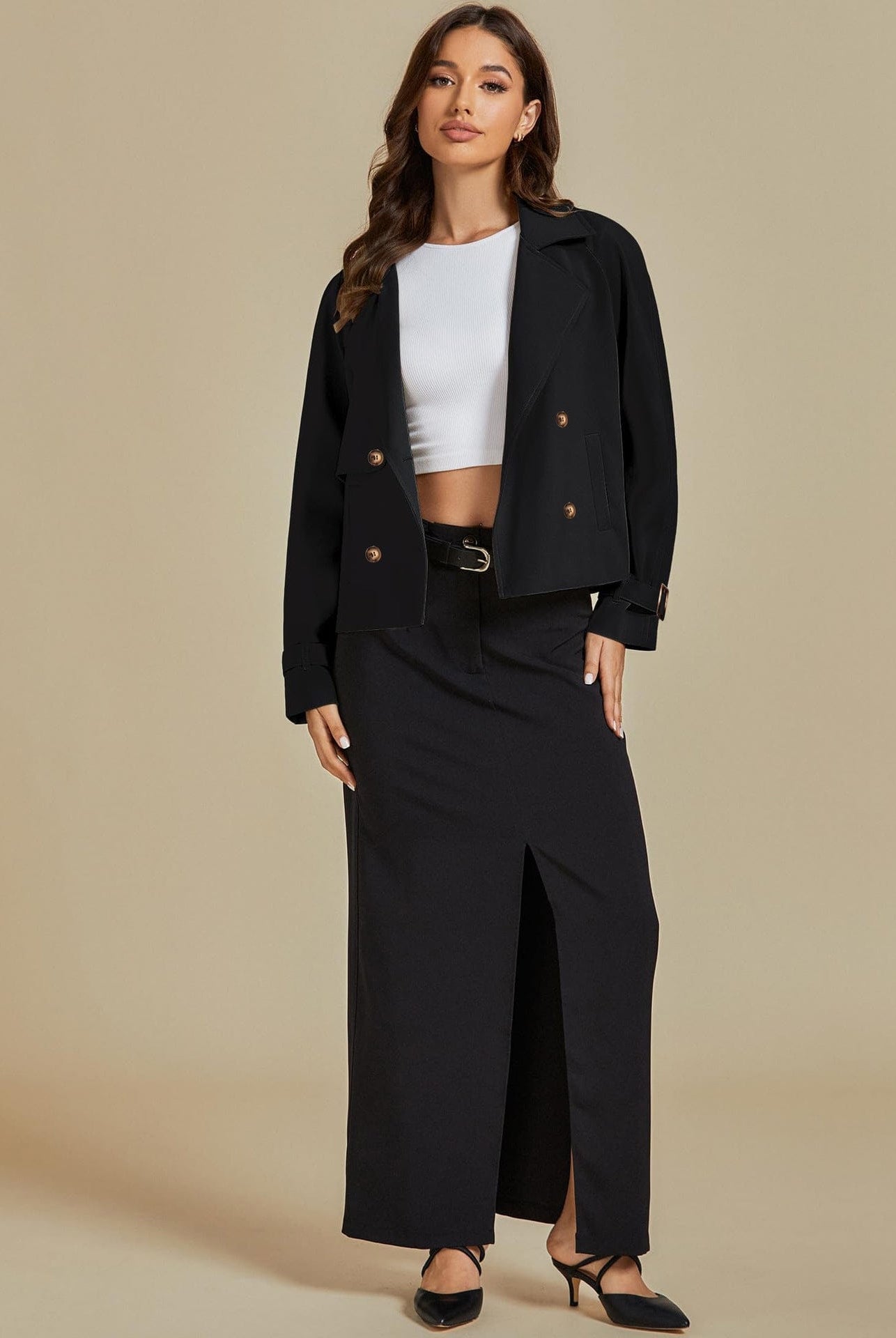 Everyday Chic Button Coa t-Coats-Krush Kandy, Women's Online Fashion Boutique Located in Phoenix, Arizona (Scottsdale Area)