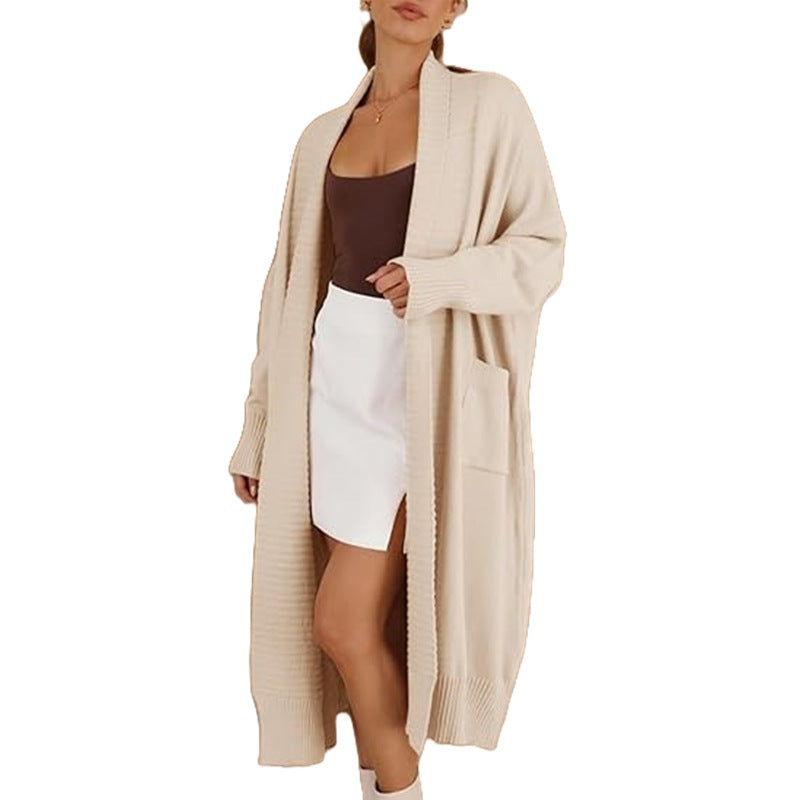 Open Long Knit Cardigan-Cardigans-Krush Kandy, Women's Online Fashion Boutique Located in Phoenix, Arizona (Scottsdale Area)