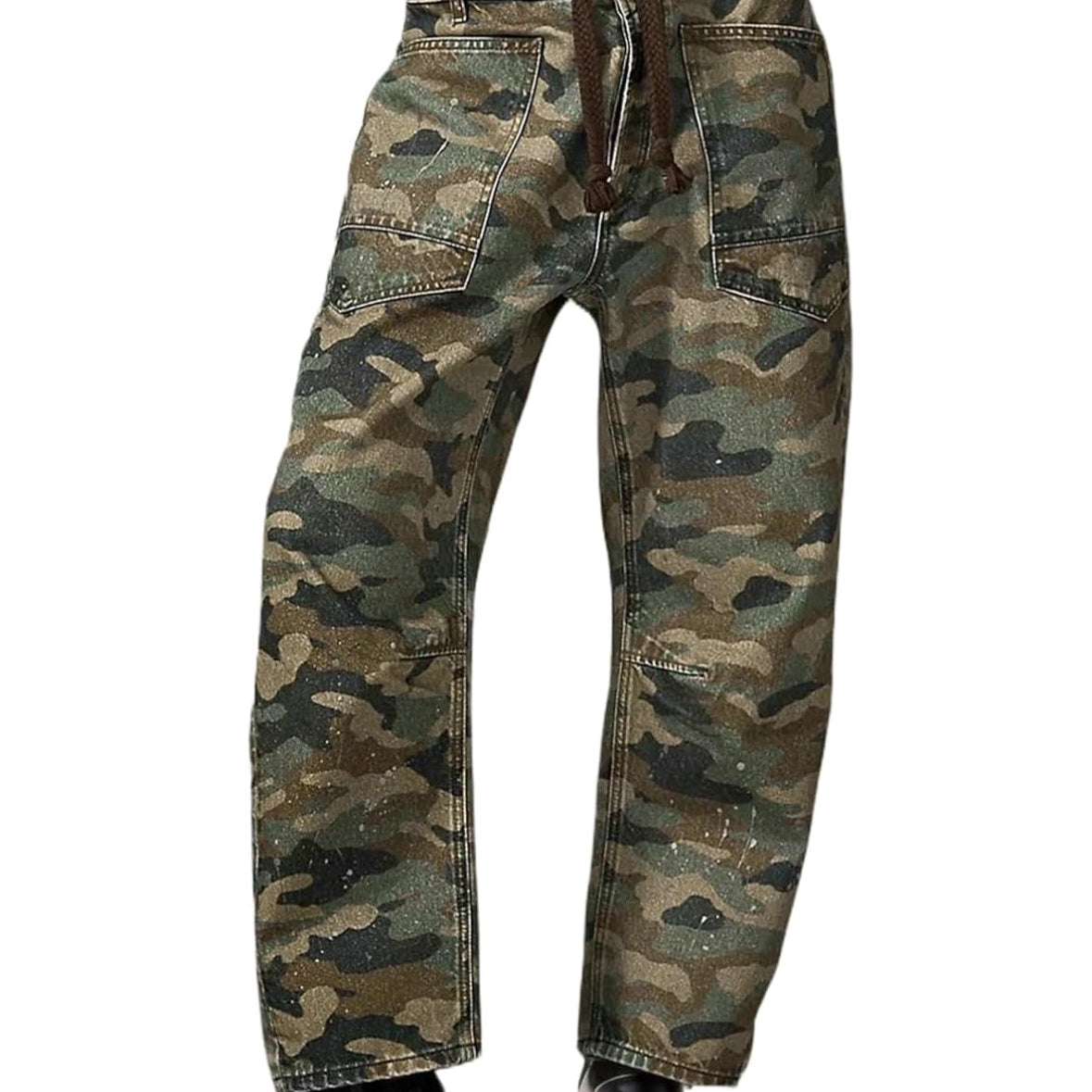 Drawstring Denim Pants-Pants-Krush Kandy, Women's Online Fashion Boutique Located in Phoenix, Arizona (Scottsdale Area)