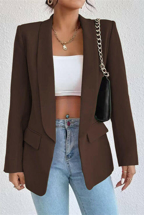 Icon Status Open Front Blazer-Blazers-Krush Kandy, Women's Online Fashion Boutique Located in Phoenix, Arizona (Scottsdale Area)