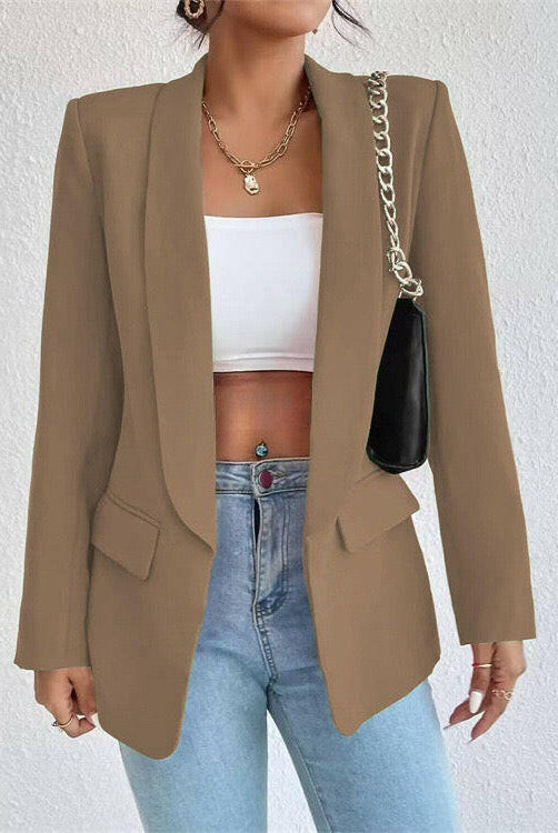 Icon Status Open Front Blazer-Blazers-Krush Kandy, Women's Online Fashion Boutique Located in Phoenix, Arizona (Scottsdale Area)