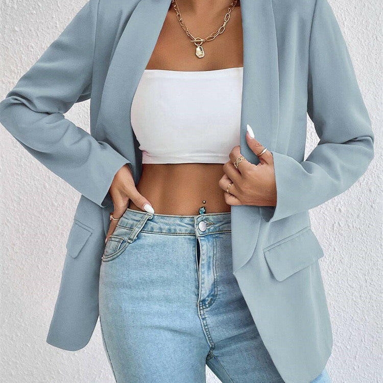 Icon Status Open Front Blazer-Blazers-Krush Kandy, Women's Online Fashion Boutique Located in Phoenix, Arizona (Scottsdale Area)