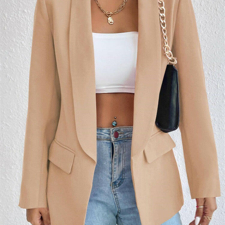 Icon Status Open Front Blazer-Blazers-Krush Kandy, Women's Online Fashion Boutique Located in Phoenix, Arizona (Scottsdale Area)