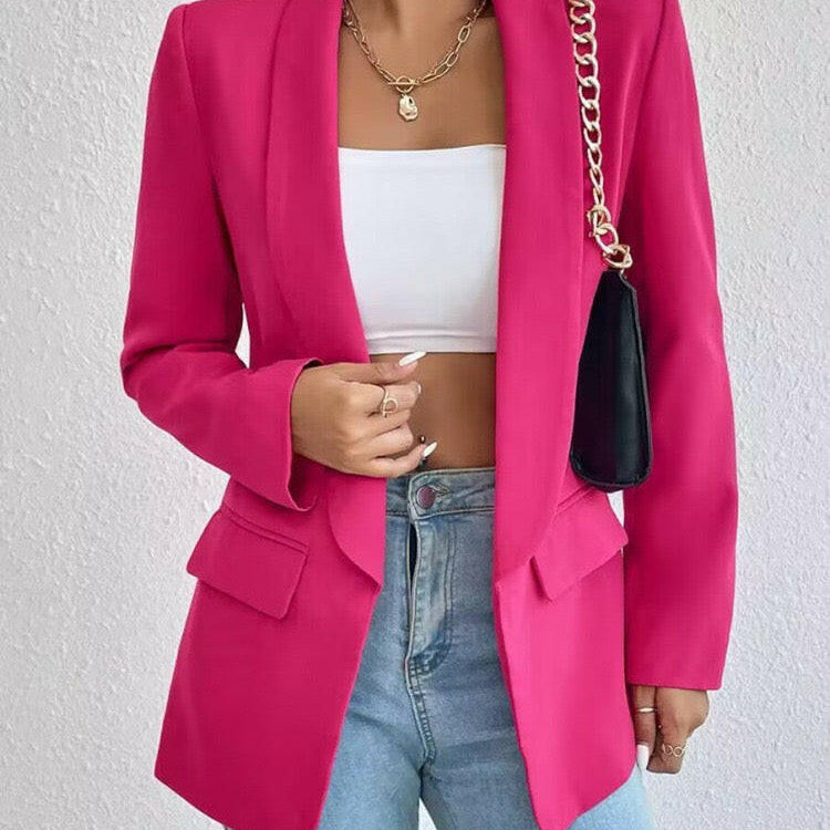 Icon Status Open Front Blazer-Blazers-Krush Kandy, Women's Online Fashion Boutique Located in Phoenix, Arizona (Scottsdale Area)
