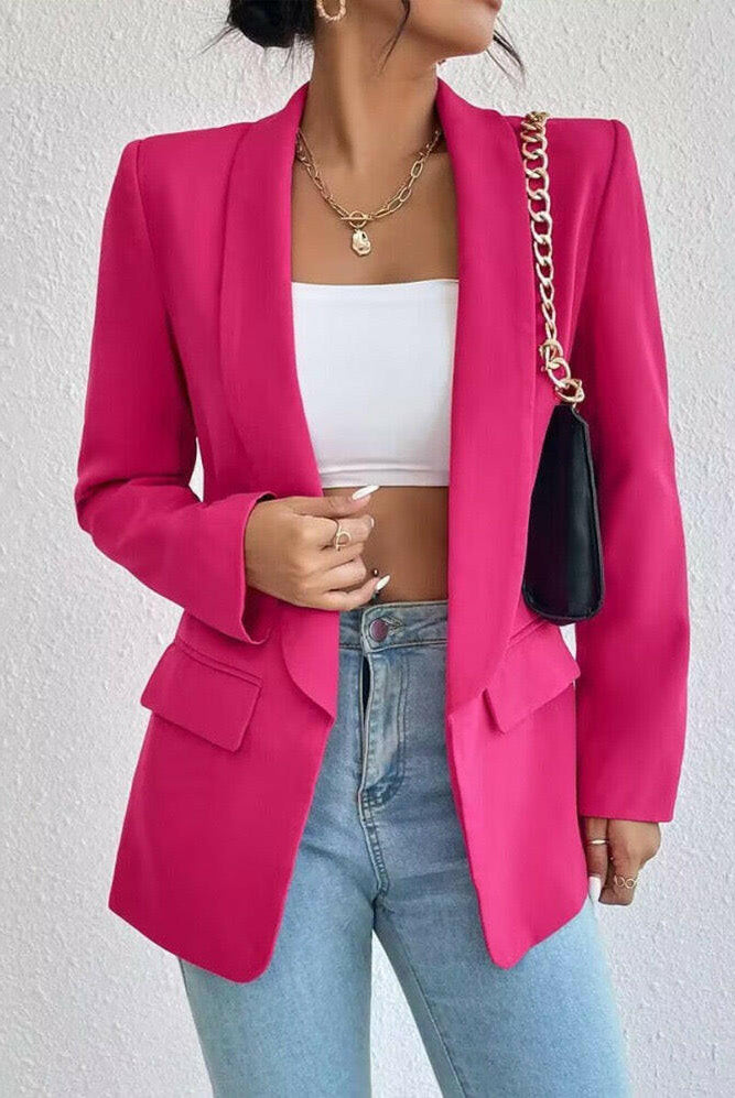Icon Status Open Front Blazer-Blazers-Krush Kandy, Women's Online Fashion Boutique Located in Phoenix, Arizona (Scottsdale Area)