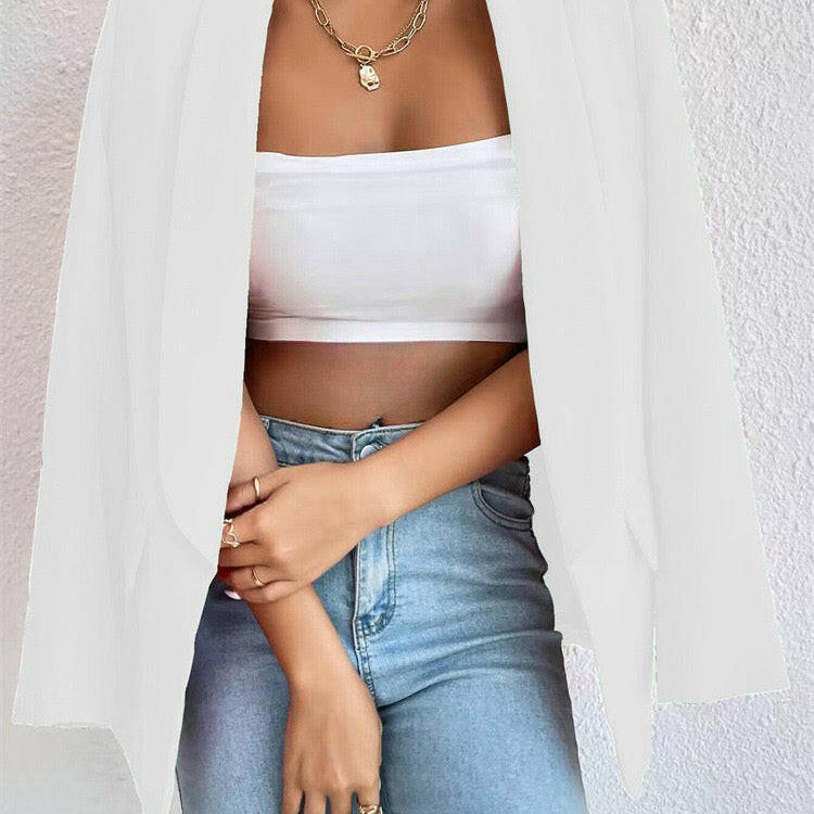 Icon Status Open Front Blazer-Blazers-Krush Kandy, Women's Online Fashion Boutique Located in Phoenix, Arizona (Scottsdale Area)