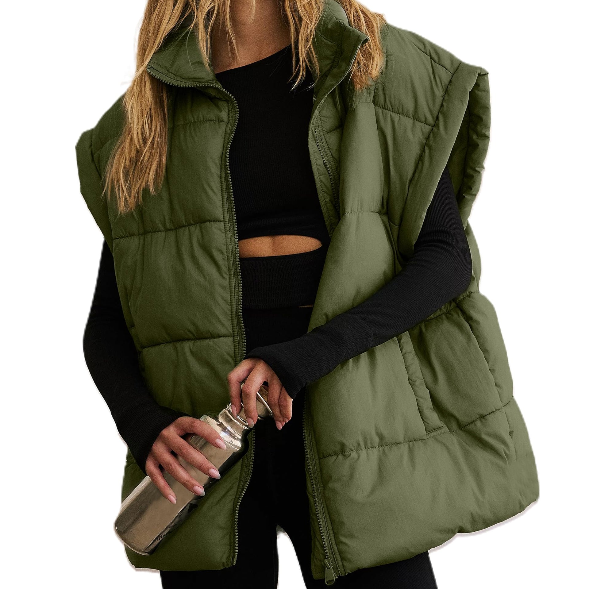 Krush Puffer V est-Vests-Krush Kandy, Women's Online Fashion Boutique Located in Phoenix, Arizona (Scottsdale Area)