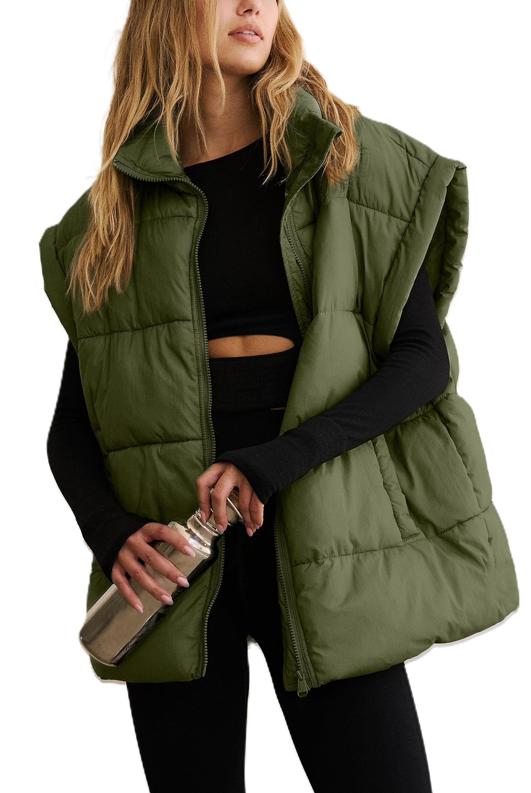 Krush Puffer V est-Vests-Krush Kandy, Women's Online Fashion Boutique Located in Phoenix, Arizona (Scottsdale Area)
