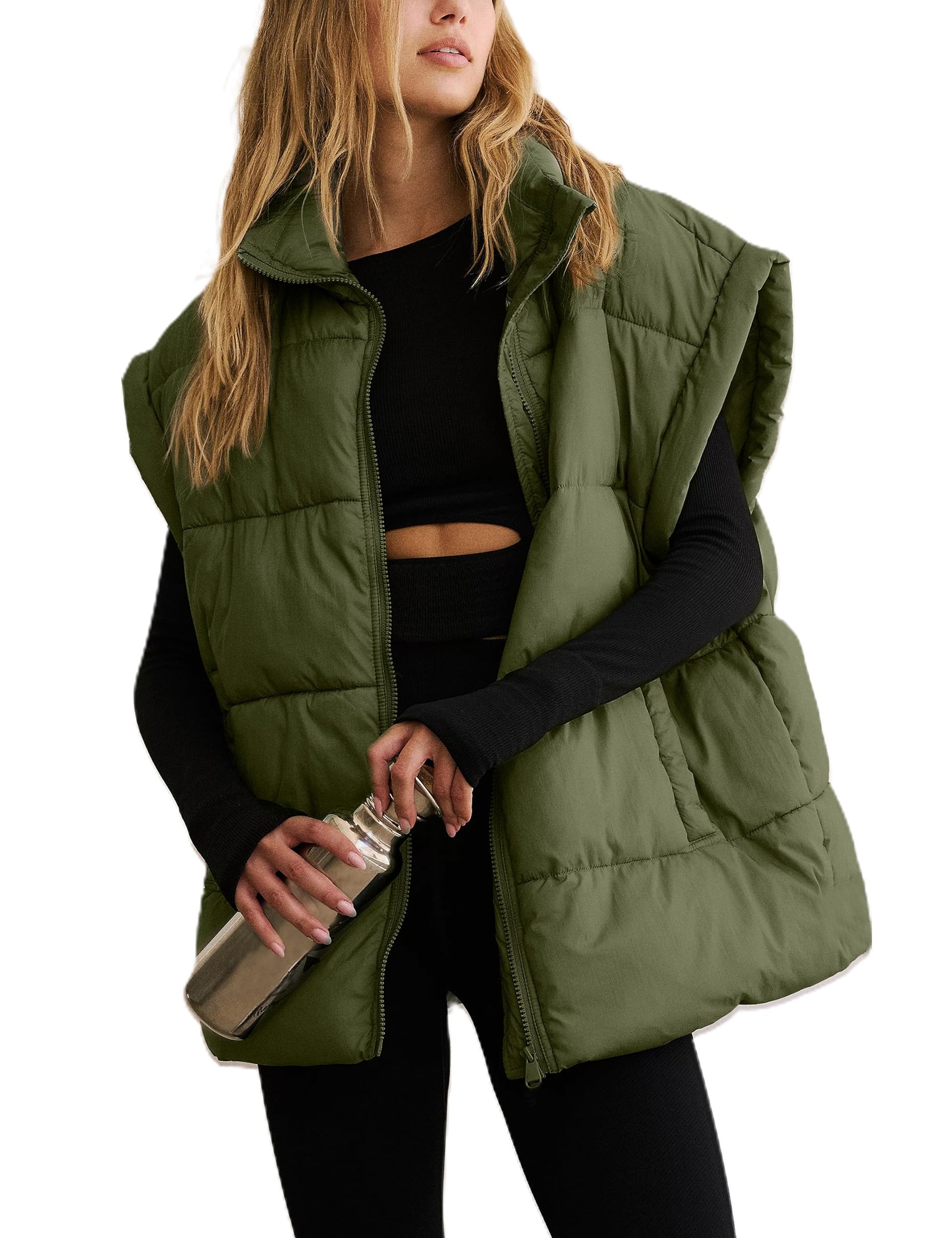 Krush Puffer V est-Vests-Krush Kandy, Women's Online Fashion Boutique Located in Phoenix, Arizona (Scottsdale Area)