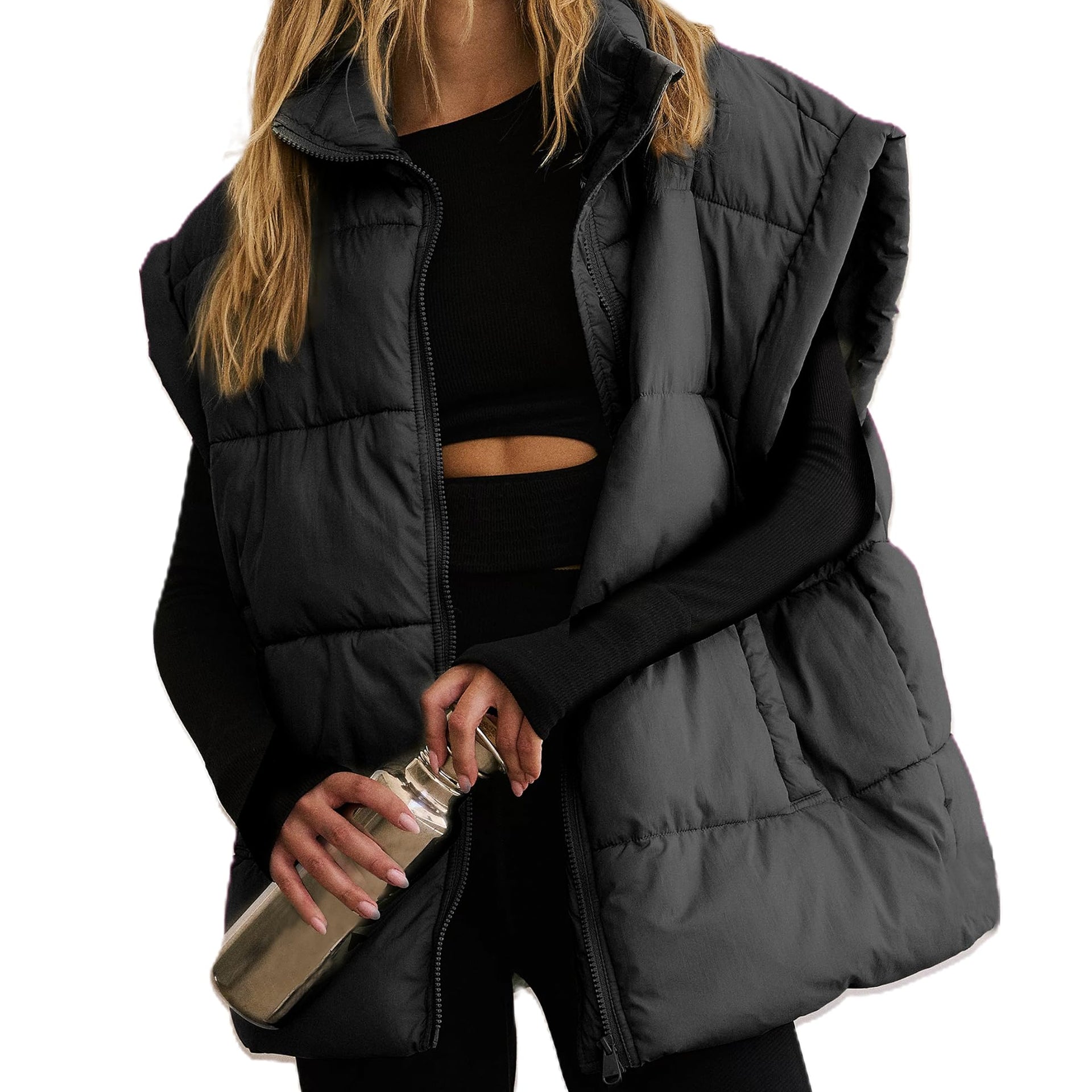 Krush Puffer V est-Vests-Krush Kandy, Women's Online Fashion Boutique Located in Phoenix, Arizona (Scottsdale Area)
