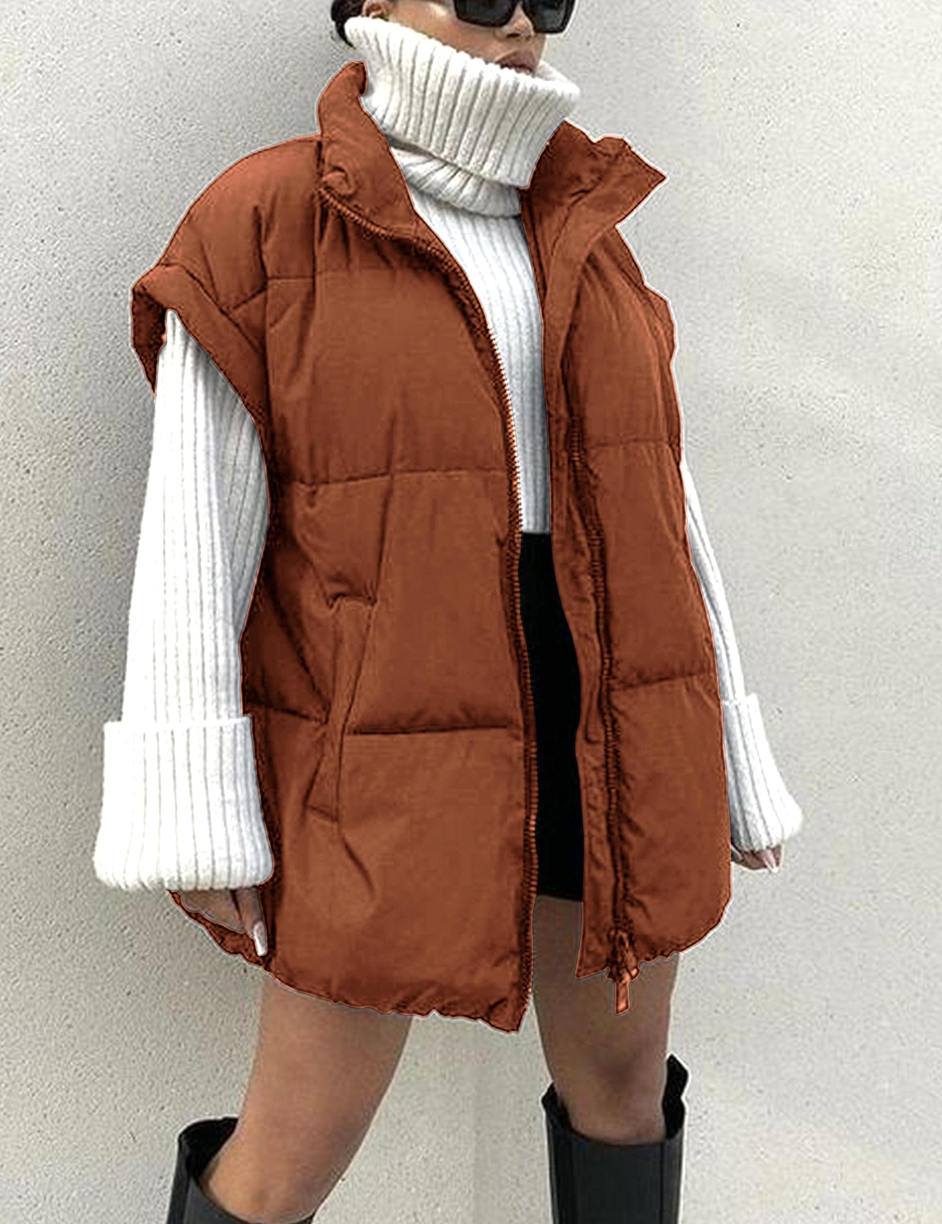 Krush Puffer V est-Vests-Krush Kandy, Women's Online Fashion Boutique Located in Phoenix, Arizona (Scottsdale Area)