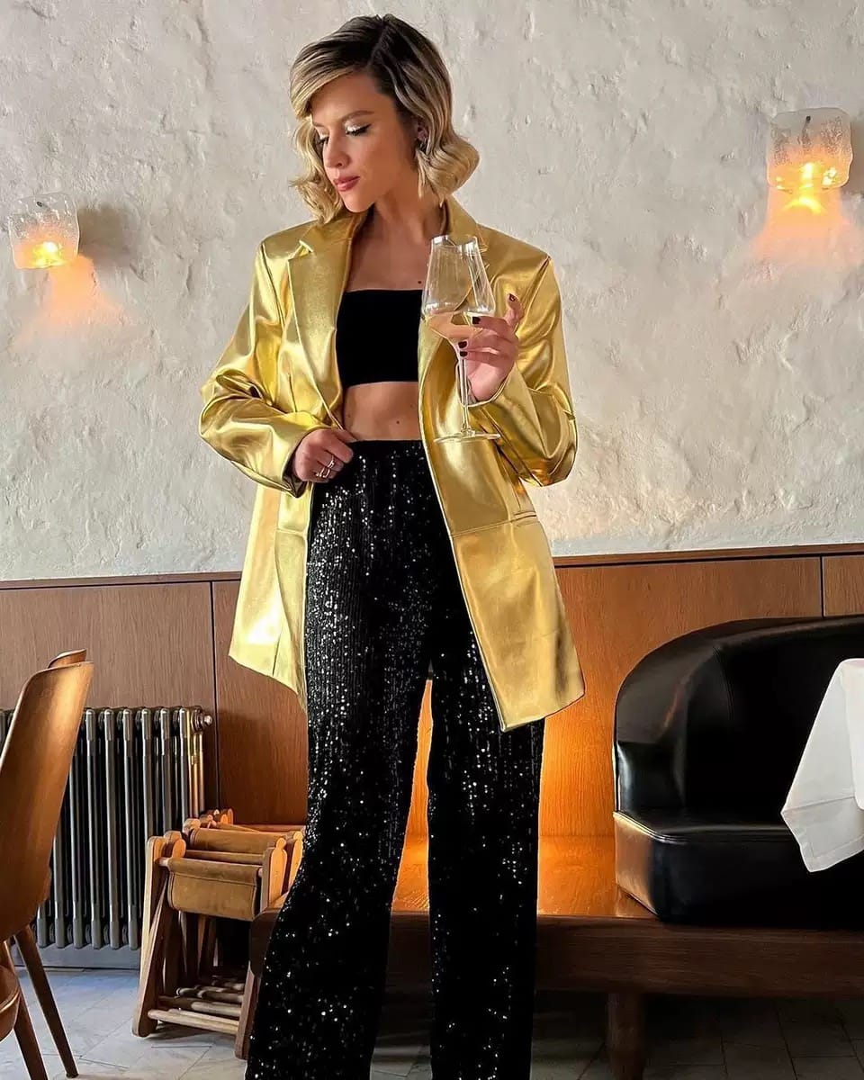 Sparkle & Shine Sequin Wide-Leg Pants-Pants-Krush Kandy, Women's Online Fashion Boutique Located in Phoenix, Arizona (Scottsdale Area)