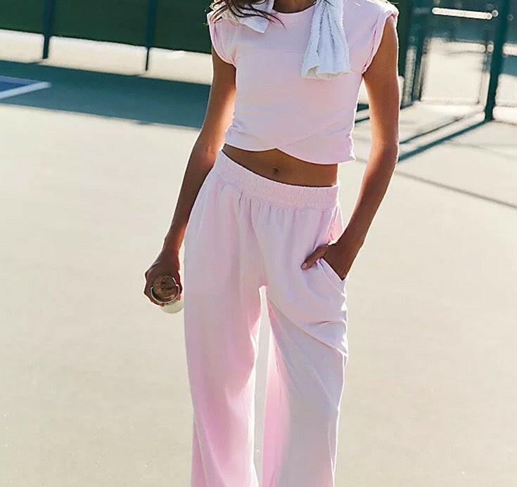 Flex Mode Cropped Active Top-2 Piece Outfit Sets-Krush Kandy, Women's Online Fashion Boutique Located in Phoenix, Arizona (Scottsdale Area)