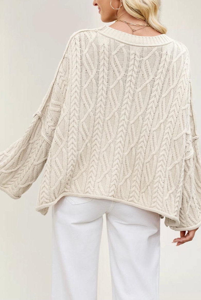 Oversized Cozy Knit Top-Sweater-Krush Kandy, Women's Online Fashion Boutique Located in Phoenix, Arizona (Scottsdale Area)