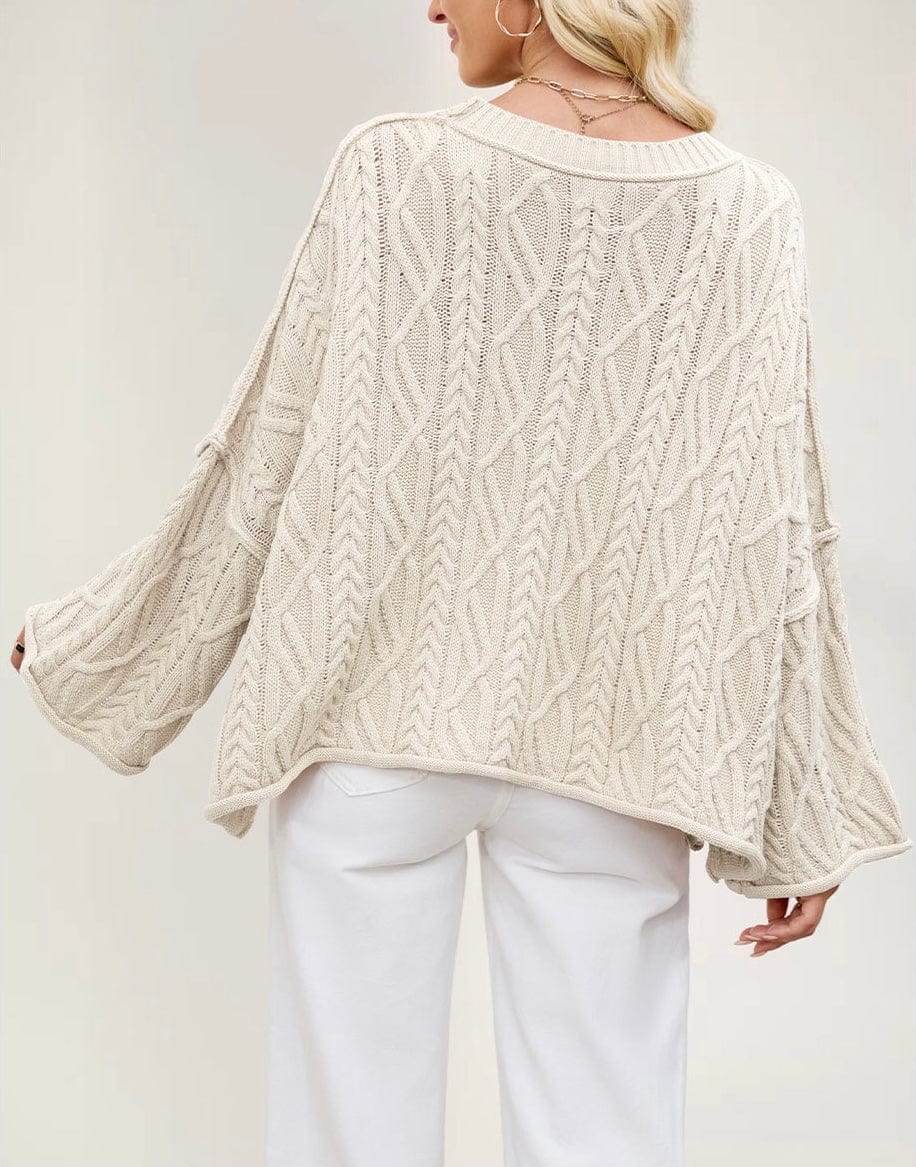 Oversized Cozy Knit Top-Sweater-Krush Kandy, Women's Online Fashion Boutique Located in Phoenix, Arizona (Scottsdale Area)