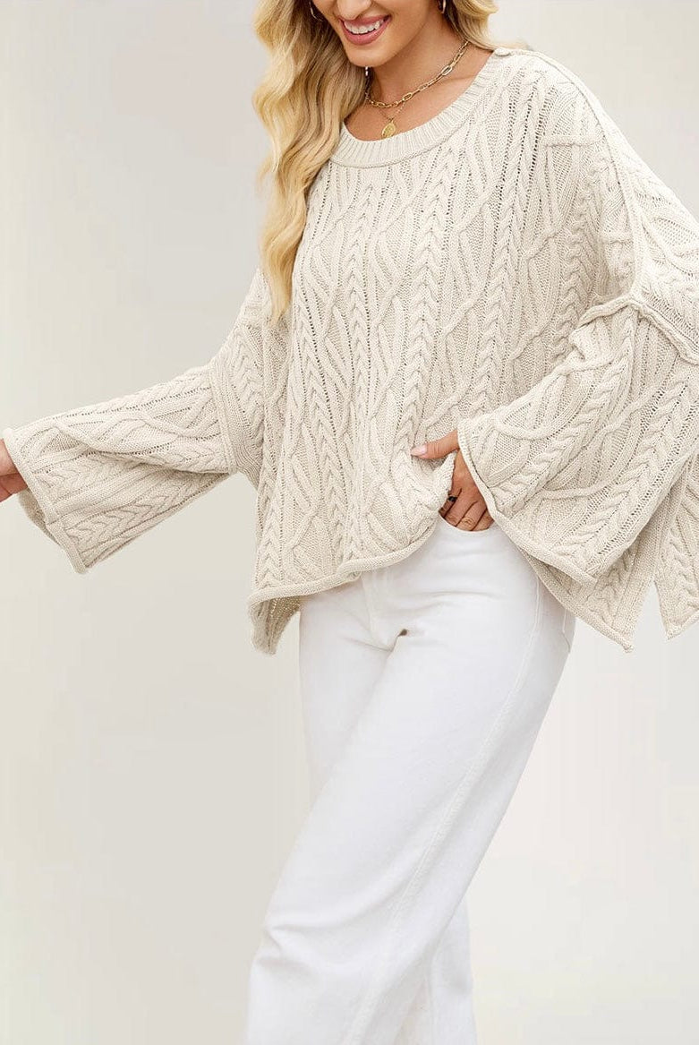 Oversized Cozy Knit Top-Sweater-Krush Kandy, Women's Online Fashion Boutique Located in Phoenix, Arizona (Scottsdale Area)