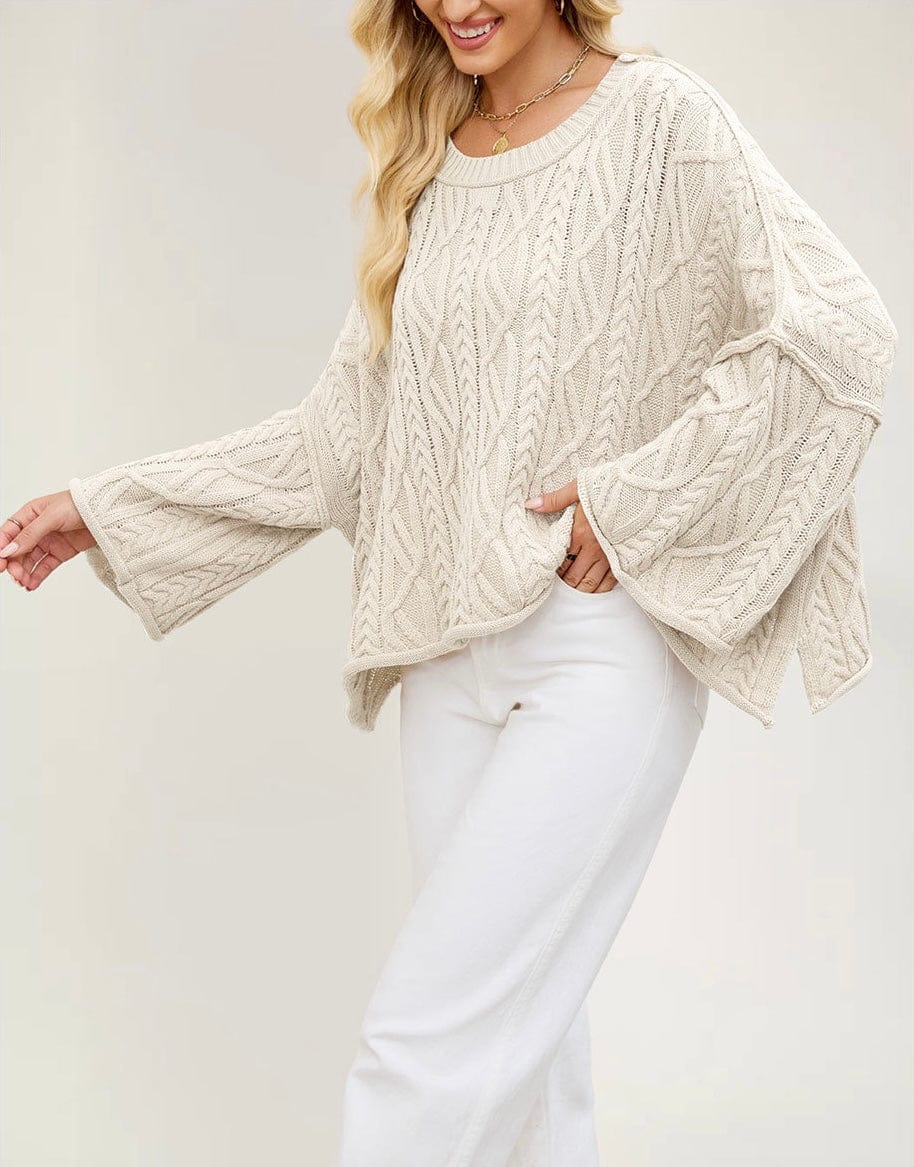Oversized Cozy Knit Top-Sweater-Krush Kandy, Women's Online Fashion Boutique Located in Phoenix, Arizona (Scottsdale Area)