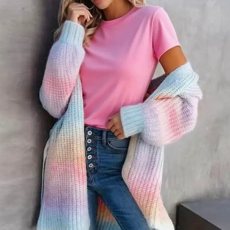Cotton Kandy Long Knit Cardigan-Cardigan-Krush Kandy, Women's Online Fashion Boutique Located in Phoenix, Arizona (Scottsdale Area)