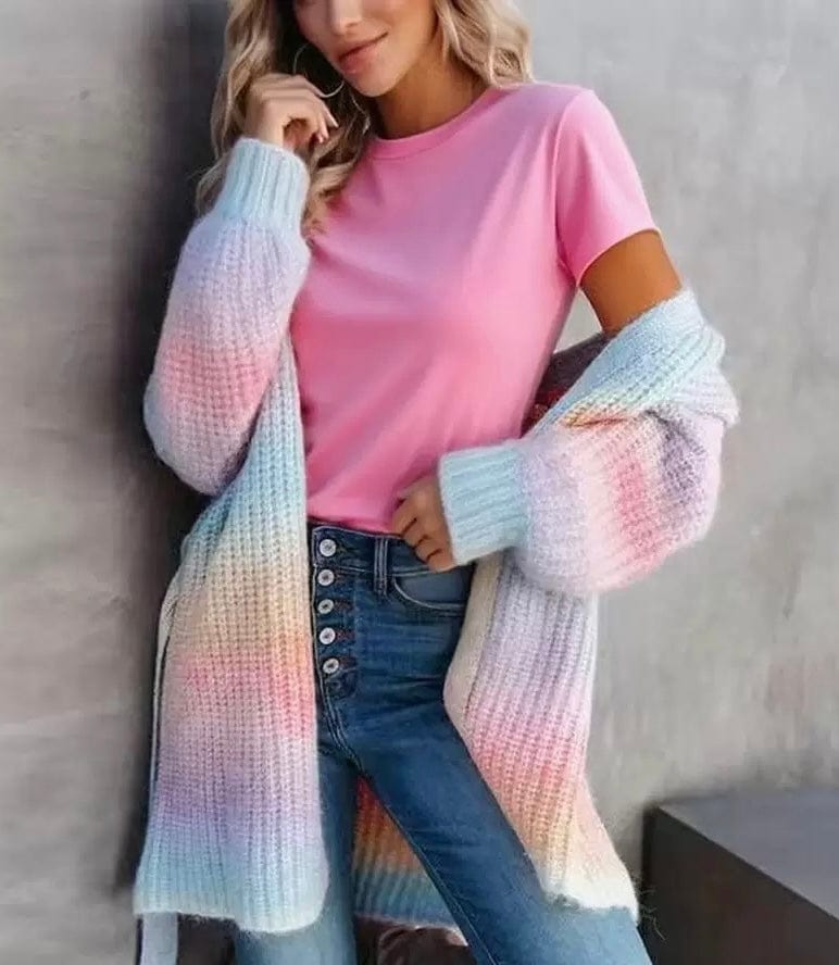 Cotton Kandy Long Knit Cardigan-Cardigan-Krush Kandy, Women's Online Fashion Boutique Located in Phoenix, Arizona (Scottsdale Area)