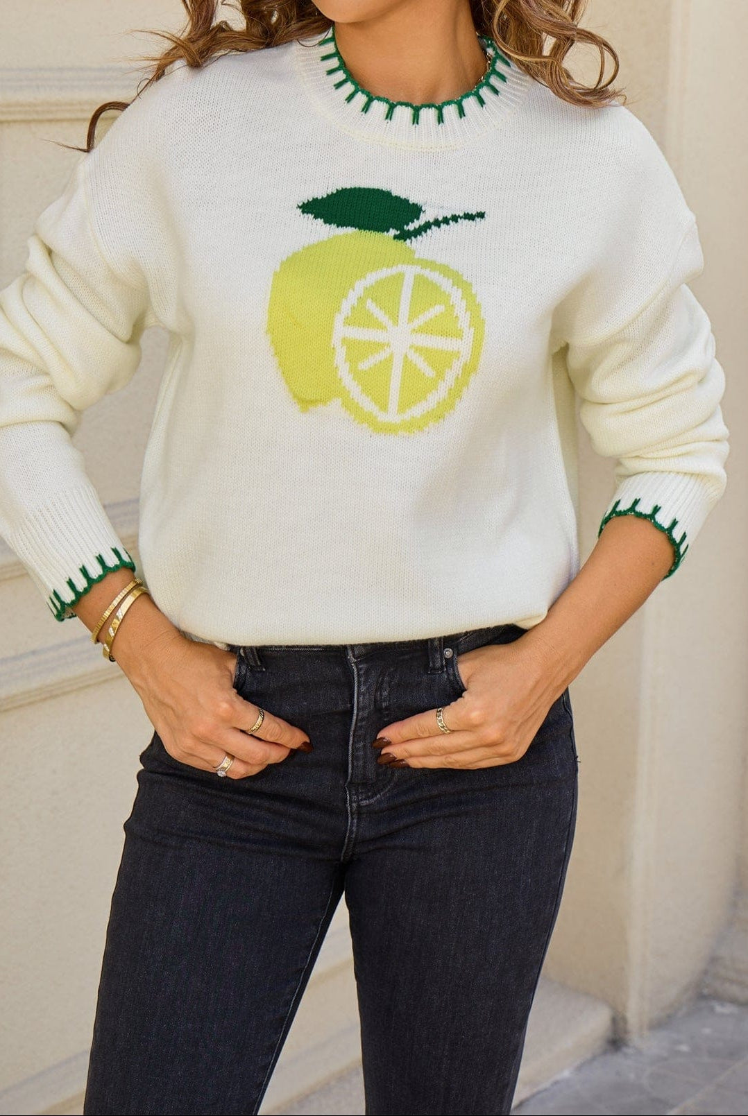 Limoncello Glow Sweater-Tops-Krush Kandy, Women's Online Fashion Boutique Located in Phoenix, Arizona (Scottsdale Area)
