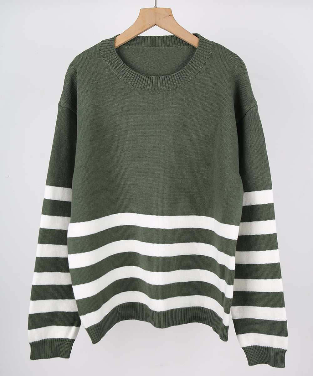 Stripe Theory Sweater-Tops-Krush Kandy, Women's Online Fashion Boutique Located in Phoenix, Arizona (Scottsdale Area)