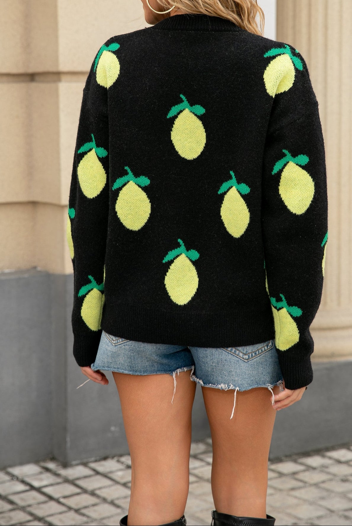 Lemon Lush Sweater-Tops-Krush Kandy, Women's Online Fashion Boutique Located in Phoenix, Arizona (Scottsdale Area)