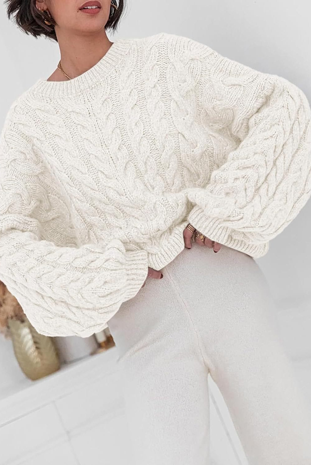 Comfort Krush Oversized Knit Sweater-Sweaters-Krush Kandy, Women's Online Fashion Boutique Located in Phoenix, Arizona (Scottsdale Area)