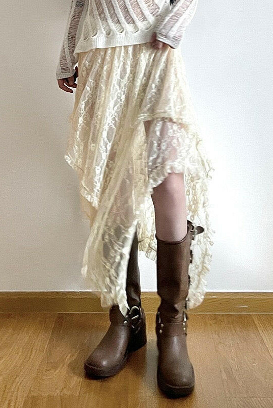 Enchanted Lace Layered Skirt-Skirts-Krush Kandy, Women's Online Fashion Boutique Located in Phoenix, Arizona (Scottsdale Area)