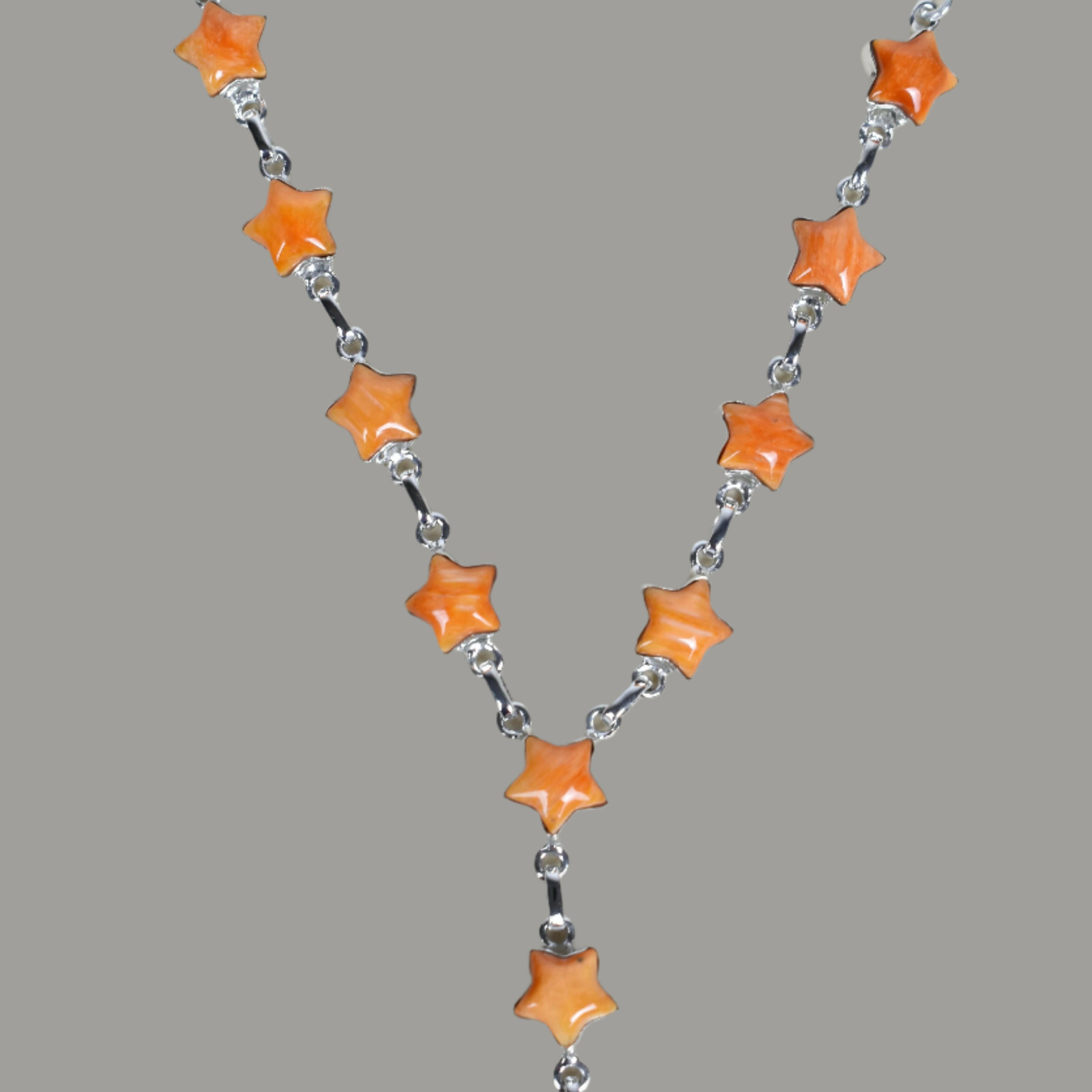 Star Studded Cast Necklace-Chain Necklaces-Krush Kandy, Women's Online Fashion Boutique Located in Phoenix, Arizona (Scottsdale Area)