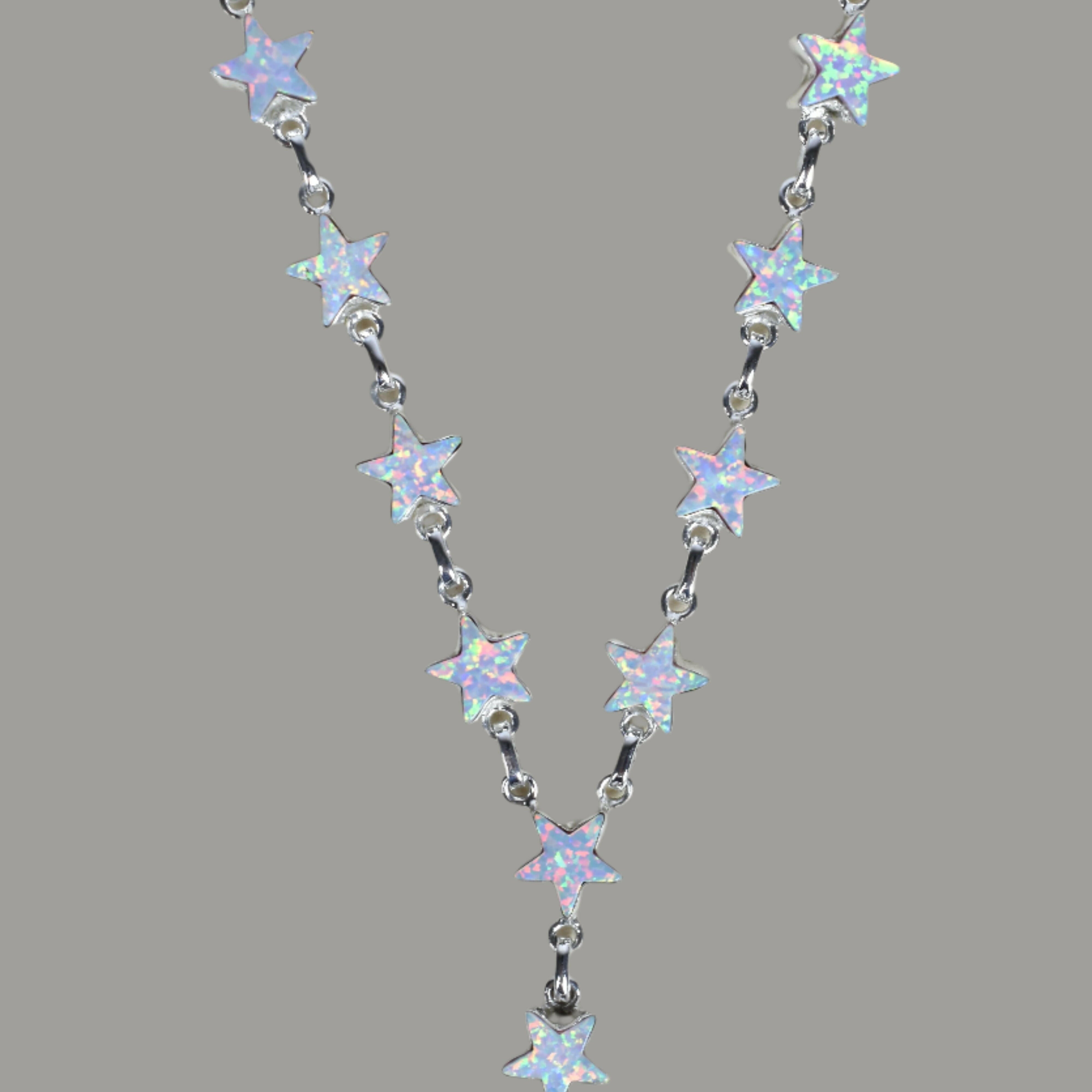 Star Studded Cast Necklace-Chain Necklaces-Krush Kandy, Women's Online Fashion Boutique Located in Phoenix, Arizona (Scottsdale Area)