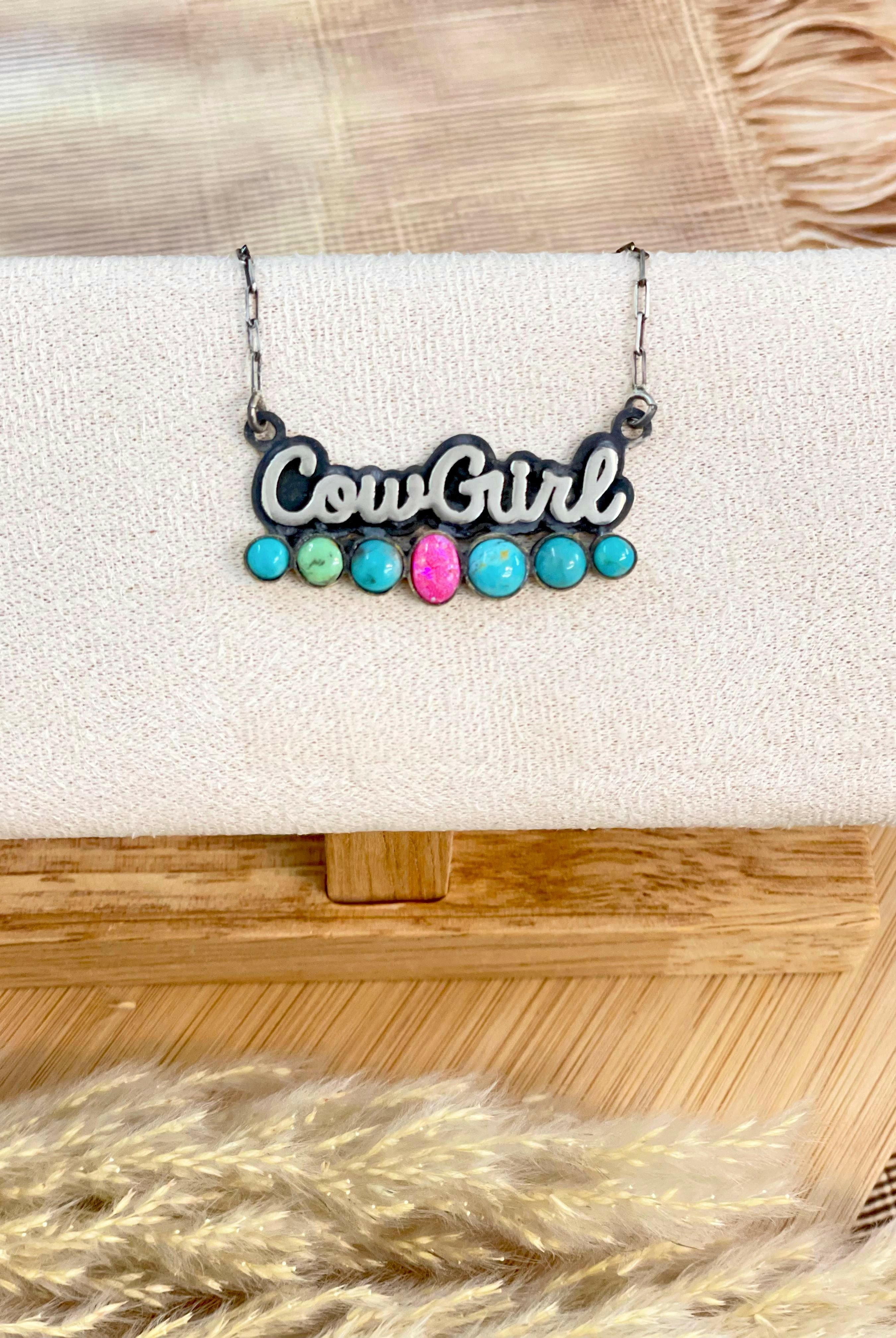 Giddy Up Cowgirl Personalized Necklace PREORDER-Chain Necklaces-Krush Kandy, Women's Online Fashion Boutique Located in Phoenix, Arizona (Scottsdale Area)