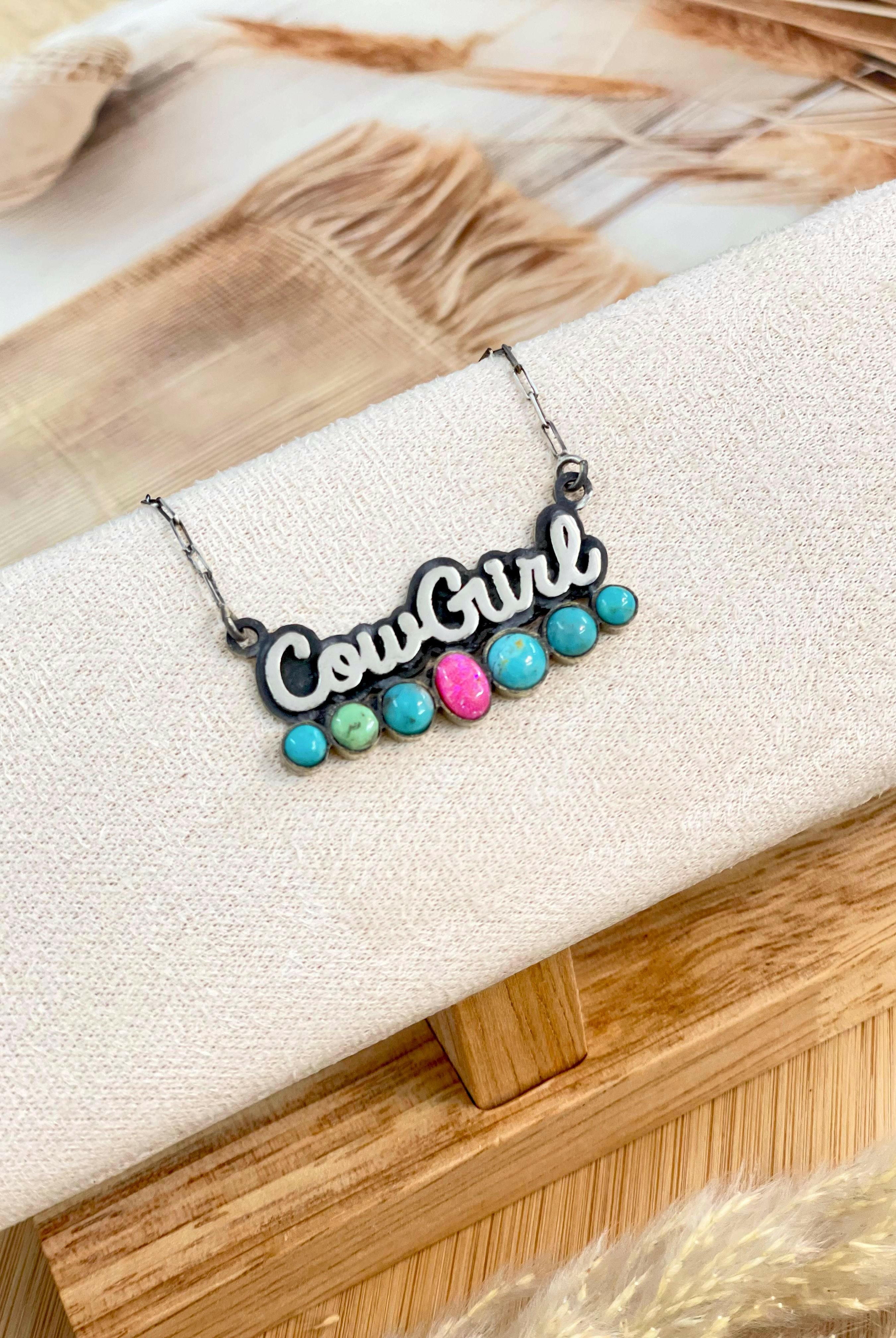 Giddy Up Cowgirl Personalized Necklace PREORDER-Chain Necklaces-Krush Kandy, Women's Online Fashion Boutique Located in Phoenix, Arizona (Scottsdale Area)