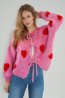 Once Upon A Tie Multi Pattern Knit Sweater-Sweaters-Krush Kandy, Women's Online Fashion Boutique Located in Phoenix, Arizona (Scottsdale Area)