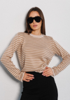 Long Sleeve Stripe Sweater-Sweaters-Krush Kandy, Women's Online Fashion Boutique Located in Phoenix, Arizona (Scottsdale Area)